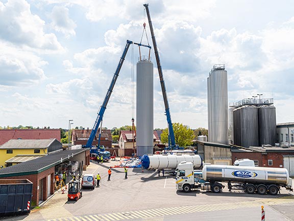Verladung Stahlriese